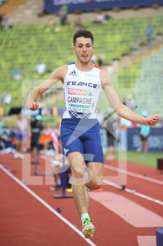 2022-08-15 - Tom Campagne of France during the Men's Long Jump at the European Championships Munich 2022 on August 15, 2022 in Munich, Germany - EUROPEAN CHAMPIONSHIPS MUNICH 2022 - INTERNATIONALS - ATHLETICS