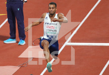 2022-08-15 - Benjamin Compaore of France during the Athletics, Men's Triple Jump at the European Championships Munich 2022 on August 15, 2022 in Munich, Germany - EUROPEAN CHAMPIONSHIPS MUNICH 2022 - INTERNATIONALS - ATHLETICS