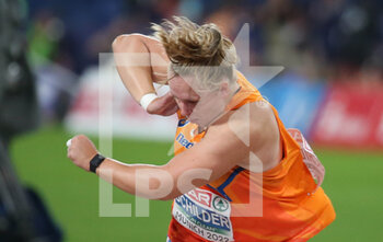 2022-08-15 - Jessica Schilder of Netherlands Gold medal during the Athletics, Women's Shot Put at the European Championships Munich 2022 on August 15, 2022 in Munich, Germany - EUROPEAN CHAMPIONSHIPS MUNICH 2022 - INTERNATIONALS - ATHLETICS