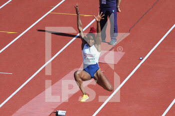 2022-08-17 - Yanis David of France during the Athletics, Women's Long Jump at the European Championships Munich 2022 on August 16, 2022 in Munich, Germany - EUROPEAN CHAMPIONSHIPS MUNICH 2022 - INTERNATIONALS - ATHLETICS
