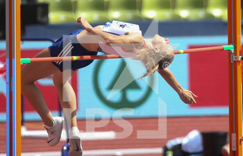 2022-08-17 - Leonie Cambours of France during the Athletics, Women's Heptathlon High Jump at the European Championships Munich 2022 on August 17, 2022 in Munich, Germany - EUROPEAN CHAMPIONSHIPS MUNICH 2022 - INTERNATIONALS - ATHLETICS