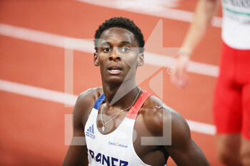 2022-08-17 - Just Kwaou-Mathey of France during the Athletics, Semi-final Men's 110m Hurdles at the European Championships Munich 2022 on August 17, 2022 in Munich, Germany - EUROPEAN CHAMPIONSHIPS MUNICH 2022 - INTERNATIONALS - ATHLETICS
