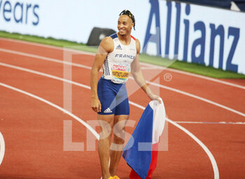 2022-08-17 - Pascal Martinot-Lagarde of France Silver medal during the Athletics, Men's 110m Hurdles at the European Championships Munich 2022 on August 17, 2022 in Munich, Germany - EUROPEAN CHAMPIONSHIPS MUNICH 2022 - INTERNATIONALS - ATHLETICS