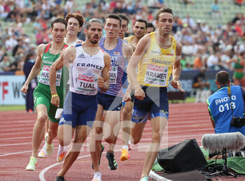 18/08/2022 - Gabriel Tual of France, Andreas Kramer of Sweden during the Athletics, Men's 800m during the Athletics, Women's 800m at the European Championships Munich 2022 on August 18, 2022 in Munich, Germany - EUROPEAN CHAMPIONSHIPS MUNICH 2022 - INTERNAZIONALI - ATLETICA