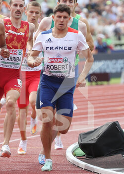 18/08/2022 - Benjamin Robert of France during the Athletics, Men's 800m during the Athletics, Women's 800m at the European Championships Munich 2022 on August 18, 2022 in Munich, Germany - EUROPEAN CHAMPIONSHIPS MUNICH 2022 - INTERNAZIONALI - ATLETICA
