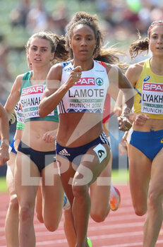 18/08/2022 - Rénelle Lamote of France during the Athletics, Women's 800m at the European Championships Munich 2022 on August 18, 2022 in Munich, Germany - EUROPEAN CHAMPIONSHIPS MUNICH 2022 - INTERNAZIONALI - ATLETICA