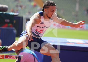 18/08/2022 - Wilfried Happio of France during the Athletics, Men's 400m Hurdles at the European Championships Munich 2022 on August 18, 2022 in Munich, Germany - EUROPEAN CHAMPIONSHIPS MUNICH 2022 - INTERNAZIONALI - ATLETICA