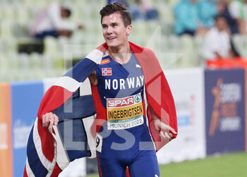 18/08/2022 - Jakob Ingebringsten of Norway Finale Men's 1500m during the European Athletics Championships 2022 on August 18, 2022 in Munich, Germany - EUROPEAN CHAMPIONSHIPS MUNICH 2022 - INTERNAZIONALI - ATLETICA