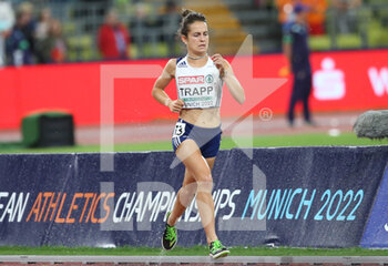 18/08/2022 - Manon Trapp of France during the Athletics, Women's 5000m at the European Championships Munich 2022 on August 18, 2022 in Munich, Germany - EUROPEAN CHAMPIONSHIPS MUNICH 2022 - INTERNAZIONALI - ATLETICA