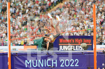 21/08/2022 - 21.8.2022, Munich, Olympiastadion, European Championships Munich 2022: Athletics, Marie-Laurence Jungfleisch (Germany) during the womens high jump final - EUROPEAN CHAMPIONSHIPS MUNICH 2022: ATHLETICS - INTERNAZIONALI - ATLETICA