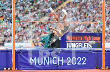 21/08/2022 - 21.8.2022, Munich, Olympiastadion, European Championships Munich 2022: Athletics, Marie-Laurence Jungfleisch (Germany) during the womens high jump final - EUROPEAN CHAMPIONSHIPS MUNICH 2022: ATHLETICS - INTERNAZIONALI - ATLETICA