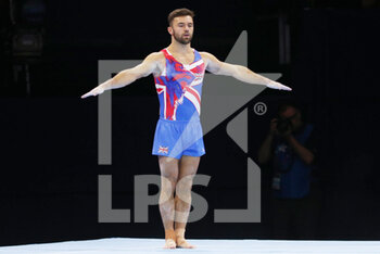 21/08/2022 - Giarnni Regini-Moran of Great Britain during the Artistic Gymnastics, Men's Floor Exercise at the European Championships Munich 2022 on August 21, 2022 in Munich, Germany - EUROPEAN CHAMPIONSHIPS MUNICH 2022 - INTERNAZIONALI - ATLETICA