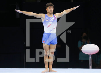 21/08/2022 - Jake Jarman of Great Britain Bronze medal during the Artistic Gymnastics, Men's Floor Exercise at the European Championships Munich 2022 on August 21, 2022 in Munich, Germany - EUROPEAN CHAMPIONSHIPS MUNICH 2022 - INTERNAZIONALI - ATLETICA