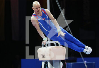 21/08/2022 - Filip Ude of Croatia during the Artistic Gymnastics, Men's Pommel Horse at the European Championships Munich 2022 on August 21, 2022 in Munich, Germany - EUROPEAN CHAMPIONSHIPS MUNICH 2022 - INTERNAZIONALI - ATLETICA