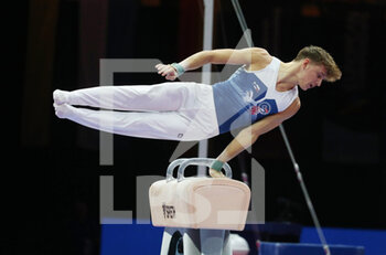 21/08/2022 - Benjamin Osberger of France during the Artistic Gymnastics, Men's Pommel Horse at the European Championships Munich 2022 on August 21, 2022 in Munich, Germany - EUROPEAN CHAMPIONSHIPS MUNICH 2022 - INTERNAZIONALI - ATLETICA