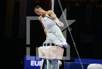 21/08/2022 - Loran de Munck of Netherlands Silver medal during the Artistic Gymnastics, Men's Pommel Horse at the European Championships Munich 2022 on August 21, 2022 in Munich, Germany - EUROPEAN CHAMPIONSHIPS MUNICH 2022 - INTERNAZIONALI - ATLETICA
