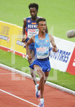 21/08/2022 - Yemaneberhan Crippa of Italy Gold medal during the Athletics, Men’s 10 000m at the European Championships Munich 2022 on August 21, 2022 in Munich, Germany - EUROPEAN CHAMPIONSHIPS MUNICH 2022 - INTERNAZIONALI - ATLETICA