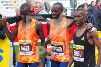 2022-04-03 - Kibet, Kipruto and Simbo, first 3 arrived at the Milano Marathon 2022 - MILANO MARATHON 2022 - MARATHON - ATHLETICS