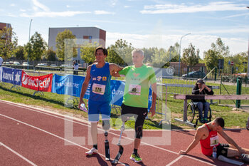 02/10/2022 - Alessandro Ossola and Roberto Guizzi after T63 200m sprint - ITALIAN PARATHLETICS CHAMPIONSHIPS - NATIONAL FINALS - NAZIONALI - ATLETICA