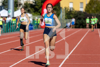 02/10/2022 - Alessia Friscia during 200m T47 sprint - ITALIAN PARATHLETICS CHAMPIONSHIPS - NATIONAL FINALS - NAZIONALI - ATLETICA