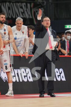 2022-02-19 - Ramondino, head coach Bertram Derthona Basket  - FINAL EIGHT - SEMIFINALS - BERTRAM DERTHONA TORTONA VS VIRTUS SEGAFREDO BOLOGNA - ITALIAN CUP - BASKETBALL