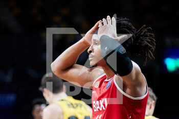 06/05/2022 - China Moneke of BAXI Manresa reacts during the Basketball Champions League, Final Four, semi-final basketball match between MHP Riesen Ludwigsburg and BAXI Manresa on May 6, 2022 at Bilbao Arena in Bilbao, Spain - MHP RIESEN LUDWIGSBURG VS BAXI MANRESA - CHAMPIONS LEAGUE - BASKET