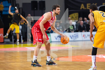 07/12/2022 - #15 GABRIELE STEFANINI
of UNAHOTELS Reggio Emilia during the Basketball Champions League, Gameday 5, match between AEK Athens BC and UNAHOTELS Reggio Emilia at Ano Liossia Olympic Hall on December 7, 2022 in Athens, Greece. - AEK ATHENS VS UNAHOTELS REGGIO EMILIA - CHAMPIONS LEAGUE - BASKET