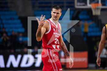 07/12/2022 - #20 ANDREA CINCIARINI of UNAHOTELS Reggio Emilia during the Basketball Champions League, Gameday 5, match between AEK Athens BC and UNAHOTELS Reggio Emilia at Ano Liossia Olympic Hall on December 7, 2022 in Athens, Greece. - AEK ATHENS VS UNAHOTELS REGGIO EMILIA - CHAMPIONS LEAGUE - BASKET