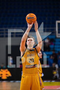 07/12/2022 - #20 MADSEN ALEXANDER of AEK Athens BC during the Basketball Champions League, Gameday 5, match between AEK Athens BC and UNAHOTELS Reggio Emilia at Ano Liossia Olympic Hall on December 7, 2022 in Athens, Greece. - AEK ATHENS VS UNAHOTELS REGGIO EMILIA - CHAMPIONS LEAGUE - BASKET