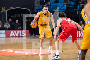 07/12/2022 - #23 PAPADAKIS KONSTANTINOS of AEK Athens BC during the Basketball Champions League, Gameday 5, match between AEK Athens BC and UNAHOTELS Reggio Emilia at Ano Liossia Olympic Hall on December 7, 2022 in Athens, Greece. - AEK ATHENS VS UNAHOTELS REGGIO EMILIA - CHAMPIONS LEAGUE - BASKET