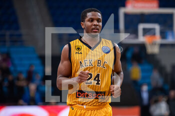 07/12/2022 - #24 WILLIAMS KENNY
of AEK Athens BC during the Basketball Champions League, Gameday 5, match between AEK Athens BC and UNAHOTELS Reggio Emilia at Ano Liossia Olympic Hall on December 7, 2022 in Athens, Greece. - AEK ATHENS VS UNAHOTELS REGGIO EMILIA - CHAMPIONS LEAGUE - BASKET