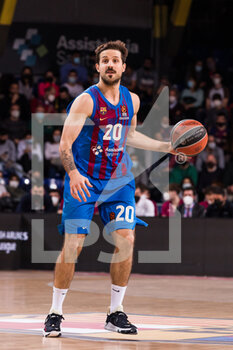 2022-02-01 - Nico Laprovittola of FC Barcelona during the Turkish Airlines EuroLeague basketball match between FC Barcelona and FC Bayern Munich on February 1, 2022 at Palau Blaugrana in Barcelona, Spain - FC BARCELONA VS FC BAYERN MUNICH - EUROLEAGUE - BASKETBALL