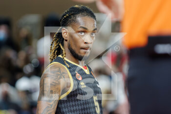 2022-02-25 - Paris Lee of Monaco during the Turkish Airlines Euroleague basketball match between AS Monaco Basket and Fenerbahce Beko Istanbul on February 25, 2022 at Salle Gaston Médecin in Monaco - AS MONACO BASKET VS FENERBAHCE BEKO ISTANBUL - EUROLEAGUE - BASKETBALL