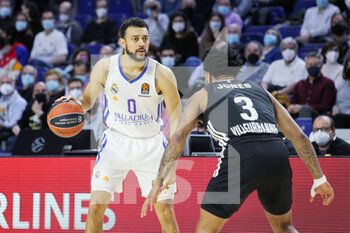 2022-03-17 - Williams-Goss of Real Madrid and Chris Jones of Asvel Lyon-Villeurbanne during the Turkish Airlines Euroleague basketball match between Real Madrid and Asvel Lyon-Villeurbanne on march 17, 2022 at Wizink Center in Madrid, Spain - REAL MADRID AND VS LYON-VILLEURBANNE - EUROLEAGUE - BASKETBALL