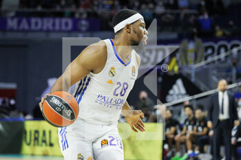 2022-03-17 - Guerschon Yabusele of Real Madrid during the Turkish Airlines Euroleague basketball match between Real Madrid and Asvel Lyon-Villeurbanne on march 17, 2022 at Wizink Center in Madrid, Spain - REAL MADRID AND VS LYON-VILLEURBANNE - EUROLEAGUE - BASKETBALL