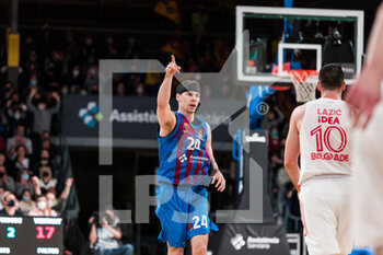 2022-03-18 - Kyle Kuric of FC Barcelona during the Turkish Airlines EuroLeague basketball match between FC Barcelona and Crvena Zvezda mts Belgrade on March 18, 2022 at Palau Blaugrana in Barcelona, Spain - FC BARCELONA VS CRVENA ZVEZDA MTS BELGRADE - EUROLEAGUE - BASKETBALL