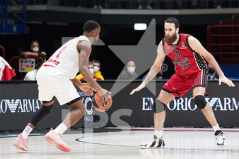 2022-03-31 - Alpha Diallo (AS Monaco Basket) twharted by Gigi Datome (AX Armani Exchange Olimpia Milano) - A|X ARMANI EXCHANGE MILANO VS AS MONACO - EUROLEAGUE - BASKETBALL