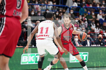 2022-03-31 - Sergio Rodriguez (AX Armani Exchange Olimpia Milano) twharted by Alpha Diallo (AS Monaco Basket) - A|X ARMANI EXCHANGE MILANO VS AS MONACO - EUROLEAGUE - BASKETBALL