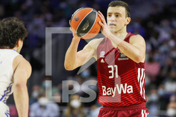 2022-04-08 - Zan Mark Sisko of Bayern Munich during the Turkish Airlines Euroleague basketball match between Real Madrid and Bayern Munich on April 8, 2022 at Wizink Center in Madrid, Spain - REAL MADRID VS BAYERN MUNICH - EUROLEAGUE - BASKETBALL