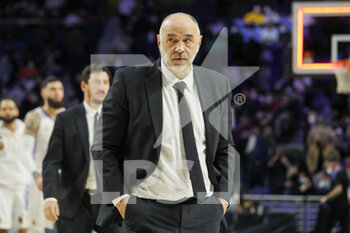 2022-04-08 - Pablo Laso, head coach of Real Madrid during the Turkish Airlines Euroleague basketball match between Real Madrid and Bayern Munich on April 8, 2022 at Wizink Center in Madrid, Spain - REAL MADRID VS BAYERN MUNICH - EUROLEAGUE - BASKETBALL