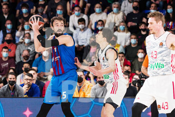 2022-04-19 - Serta Sanli of FC Barcelona during the Turkish Airlines EuroLeague basketball match Play Off Game 1 between FC Barcelona and FC Bayern Munich on April 19, 2022 at Palau Blaugrana in Barcelona, Spain - PLAY OFF GAME 1 - FC BARCELONA VS FC BAYERN MUNICH - EUROLEAGUE - BASKETBALL