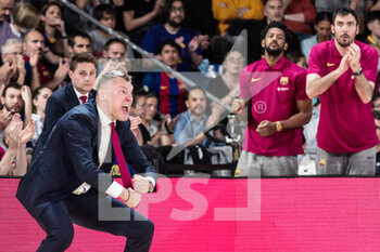 2022-05-03 - Sarunas Jasikevicius, Head coach of FC Barcelona during the Turkish Airlines EuroLeague Play Off Game 5 basketball match between FC Barcelona and FC Bayern Munich on May 3, 2022 at Palau Blaugrana in Barcelona, Spain - PLAY OFF GAME 5 - FC BARCELONA VS FC BAYERN MUNICH - EUROLEAGUE - BASKETBALL