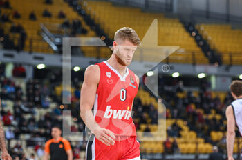 2022-02-24 - Thomas Walkup of Olympiacos BC during the Turkish Airlines EuroLeague Round 27 basketball match between Olympiacos BC and Ax Armani Exchange Milano on Feb 24, 2022 at peace and friendship Stadium in Athens, Greece - OLYMPIACOS VS AX ARMANI EXCHANGE MILANO - EUROLEAGUE - BASKETBALL