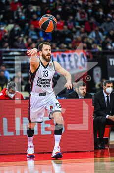 2022-02-24 - Sergio Rodriguez of Ax Armani Exchange Milano during the Turkish Airlines EuroLeague Round 27 basketball match between Olympiacos BC and Ax Armani Exchange Milano on Feb 24, 2022 at Peace and Friendship Stadium in Athens, Greece - OLYMPIACOS VS AX ARMANI EXCHANGE MILANO - EUROLEAGUE - BASKETBALL
