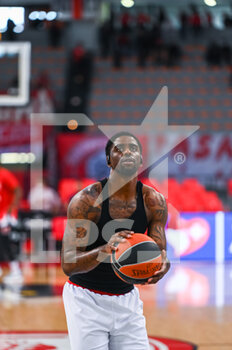 2022-04-22 - Dwayne Bacon of AS Monaco Basket during the Turkish Airlines EuroLeague Quorter-Final basketball match between Olympiacos BC and AS Monaco Basket on Apr 22, 2022 at Peace and Friendship Stadium in Athens, Greece - OLYMPIACOS VS AS MONACO - EUROLEAGUE - BASKETBALL