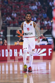 2022-04-22 - Paris Lee of AS Monaco Basket during the Turkish Airlines EuroLeague Quorter-Final basketball match between Olympiacos BC and AS Monaco Basket on Apr 22, 2022 at Peace and Friendship Stadium in Athens, Greece - OLYMPIACOS VS AS MONACO - EUROLEAGUE - BASKETBALL