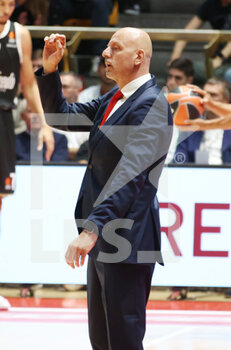 2022-10-07 - Sasa Obradovic head coach of AS Monaco during the Euroleague basketball championship match Segafredo Virtus Bologna Vs. AS Monaco - Bologna, October 7, 2022 at Paladozza sport palace - VIRTUS BOLOGNA VS AS MONACO - EUROLEAGUE - BASKETBALL