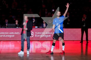 2022-11-03 - Chacho Rodriguez during the celebration - EA7 EMPORIO ARMANI MILANO VS REAL MADRID - EUROLEAGUE - BASKETBALL