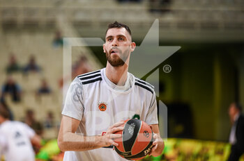 06/10/2022 - Georgios Papagiannis of Panathinaikos Athens BC in action during the Turkish Airlines Euroleague Basketball match between Panathinaikos BC and Real Madrid at OAKA ALTION Arena on October 6, 2022 in Athens, Greece. - PANATHINAIKOS VS REAL MADRID - EUROLEAGUE - BASKET