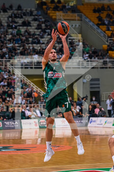 06/10/2022 - Eleftherios Bochoridis of Panathinaikos Athens BC in action during the Turkish Airlines Euroleague Basketball match between Panathinaikos BC and Real Madrid at OAKA ALTION Arena on October 6, 2022 in Athens, Greece. - PANATHINAIKOS VS REAL MADRID - EUROLEAGUE - BASKET